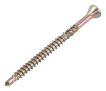 яШуруп 3,2х45мм для полов и паркета желтый цинк (30шт) - пакет