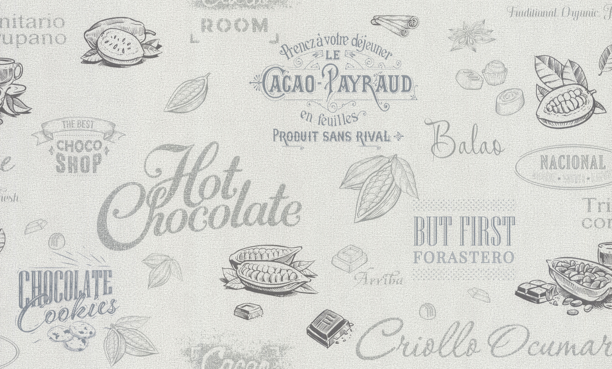 70552-14 Обои флизелиновые Арриба мотив серый 1,06х10,05м