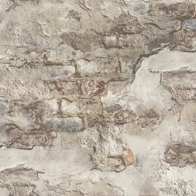 7203-12 Обои флизелиновые Stone, мотив коричневый 1,06x10,05м