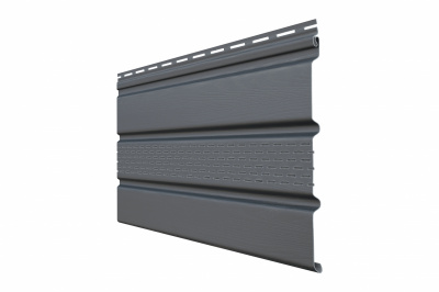 Софит с центральной перфорацией Grand Line 3000х303мм графит