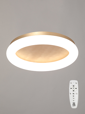 Люстра потолочная V2538DT-8/1PL, LED 52Вт, 2700-6500К, 36 м2, цвет золото