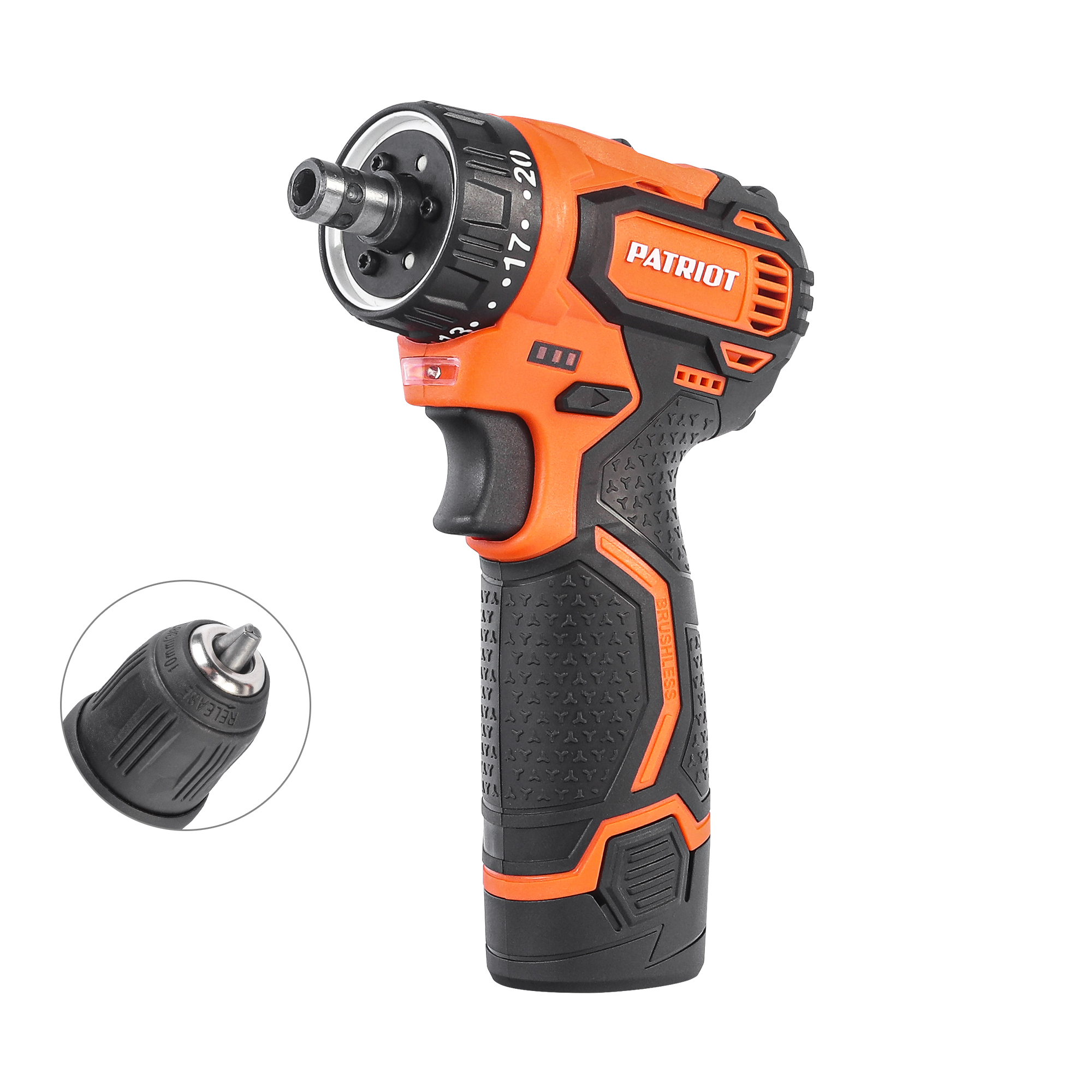 Дрель-шуруповерт аккумуляторная PATRIOT BR 369Li