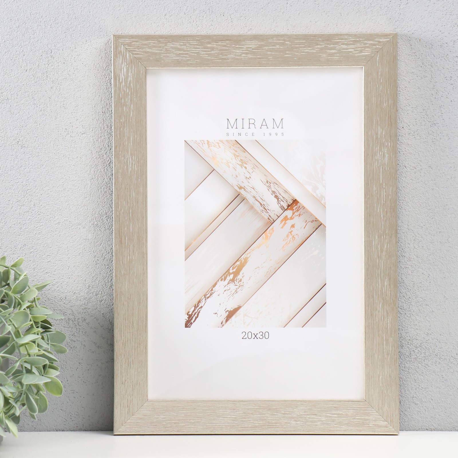 6893955 Фоторамка пластик  Gallery 20х30 см, цвет серебро