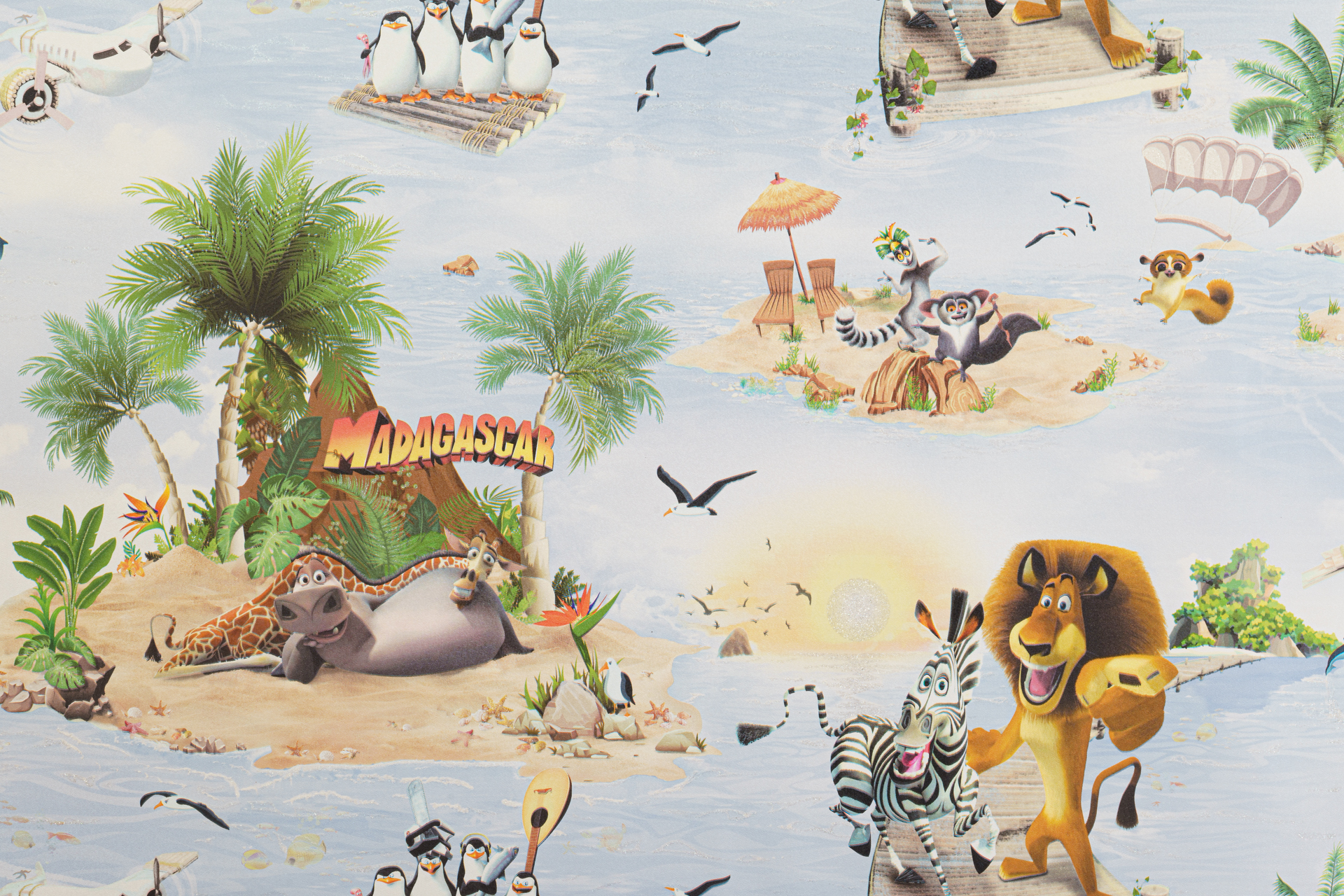 10979-03 Обои флизелиновые Африка мотив фиолетовый 1,06×10м