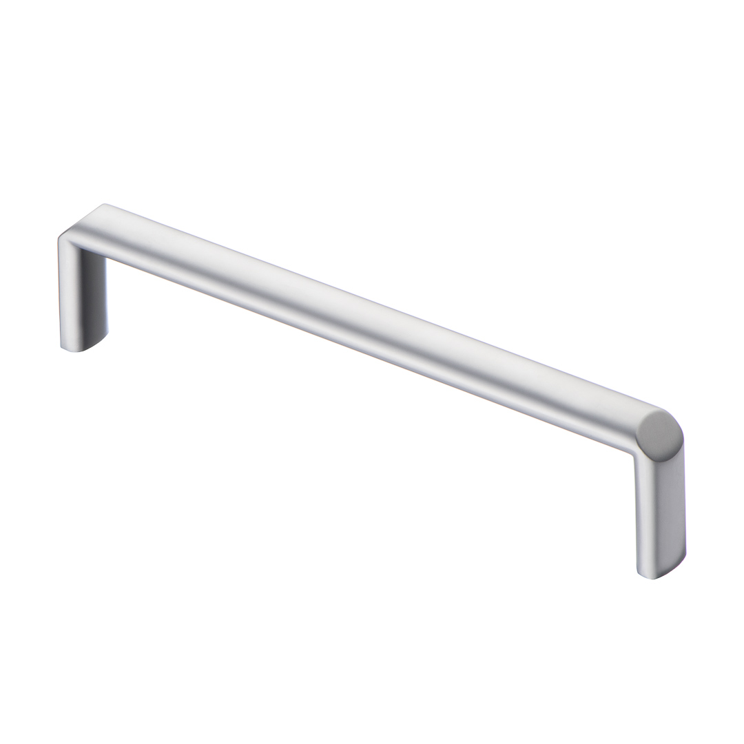 S-2540-128 SC Ручка-скоба, 128 мм, матовый хром (138х12х30 мм)