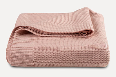 Плед Рифф Pink 130x170см цвет: розовый