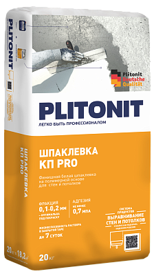 Шпатлевка полимерная финишная Плитонит КПpro 20кг