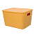 Fancy-hh102-L Корзина пластиковая для хранения Оптима, Д325 Ш245 В200, желтый