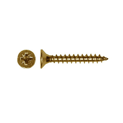 Саморез ШУ 35*3,0 универ., желтый цинк весовой В