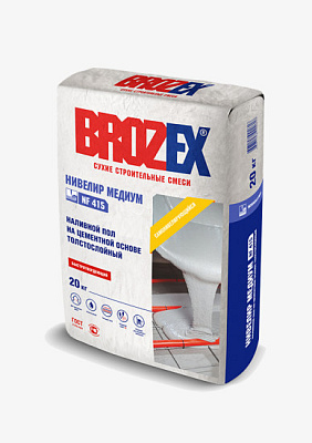 Ровнитель для пола NF-415 Нивелир Медиум 20кг BROZEX 