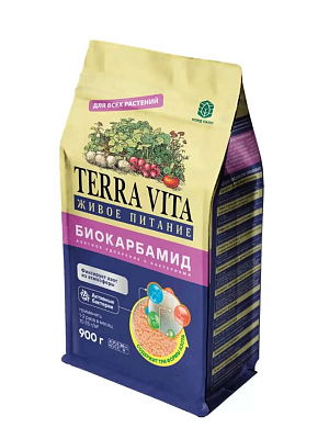 Биокарбамид TERRA VITA удобрение минеральное комплексное пак 0,9 кг