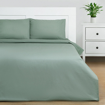 КПБ Этель дуэт Green forest 143*215-2 шт, 220*240, 50*70-2 шт, 100% хлопок, поплин125г/м2 