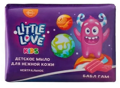 Мыло для нежной кожи Детское СВОБОДА Little Love Бабл гам 90мл не марка