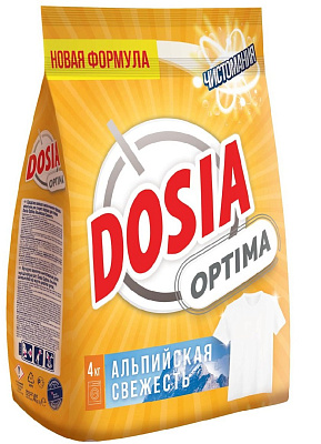 СМС ДОСЯ Оптима Альпийская свежесть для маш. и руч. стирки /4000 не марка