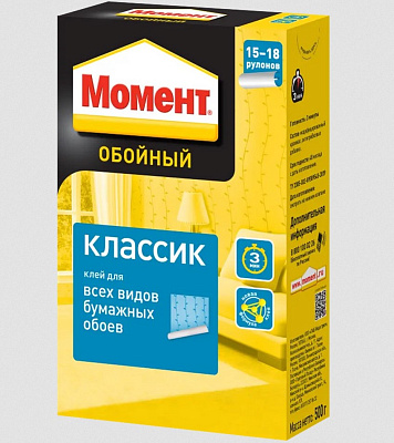 Клей обойный "Момент Классик", 500 г.