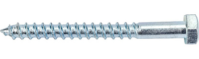 Шуруп (сантехн.) c 6-гран. головкой 60х6мм (4 шт) - пакет Э 905501