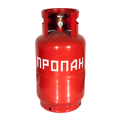 Баллон газовый 12 л пропановый для сжиженного газа вентильный
