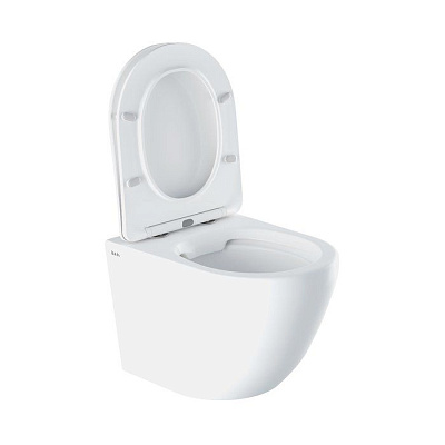 Унитаз подвесной Blanco (Ш-365мм,Г-495мм,В-370мм), безободковый, IDDIS