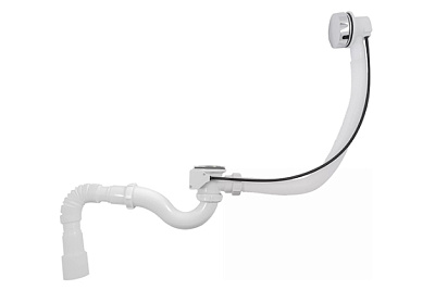Сифон для ванны Aquant 1/2"х40 с вып перел полуавтомат с т/г 40х40/50