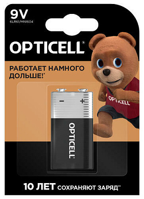 Батарейка Opticell Basic 6LR61 к-т 1шт