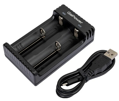 З/У для аккумуляторов GoPower LiCharger 4 Ni-MH/Ni-Cd/Li-ion/IMR 2 слота