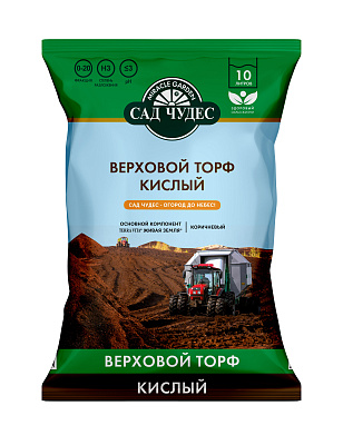 Торф кислый 10л САД ЧУДЕС