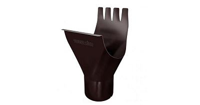 Воронка желоба GrandLine d=90/125 (шоколад) 