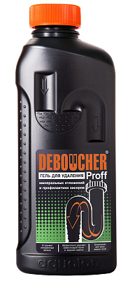 Гель"DEBOUCHER Proff" для удаления засоров 1 л не марка