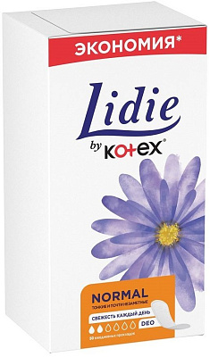 Прокладки ежедневные KOTEX Нормал Lidie Део 50шт