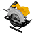 27301 Пила циркулярная CS-165, 1200 Вт, 165 мм Denzel
