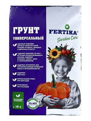 Грунт Универсальный "Фертика", 10 литров (3кг) 