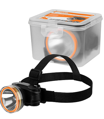 Фонарь «Налобный 16» аккум., 3 Вт LED, Li-Ion 3,7 В 1,2 А*ч, 200 лм, 230 В, TDM