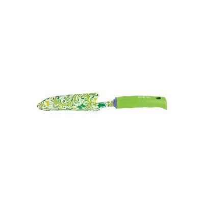 Совок посадочный узкий, 55х330 мм, стальной, пластиковая рукоятка, FLOWER GREEN// Palisad