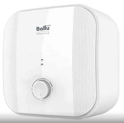 Водонагреватель 10 л, 2 кВт, над мойкой, эмаль, Ballu BWH/S 10 Capsule Plus O (В 324 Ш 324 Г 315)