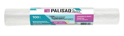 Пакеты для бутербродов 400x260 мм 100шт рулон Home// Palisad