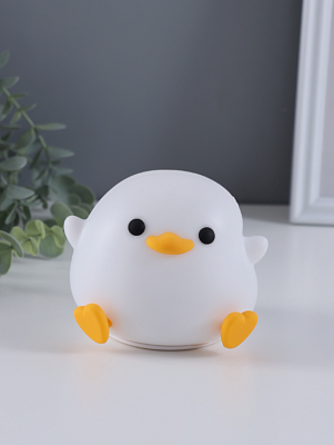 Фигурка световая RISALUX «Утенок», 2 Вт, LED-ночник антистресс, USB, 10×12×9.5 см