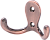 LK0201CU Крючок двойной, стандартный, медный