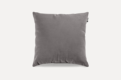 Подушка Деко 40х40см Velvet Grey серый