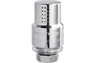 Термоголовка жидкостная М30х1,5, хром, 10 бар, 28 гр., Royal Thermo