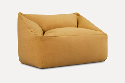 Кресло Мерни 115х90х70см Velvet Yellow цвет: желтый