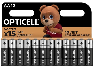 Батарейки OPTICELL AA/LR6 12шт