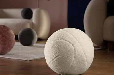 Подушка Винси 30х30х30см Cozy Light бежевый