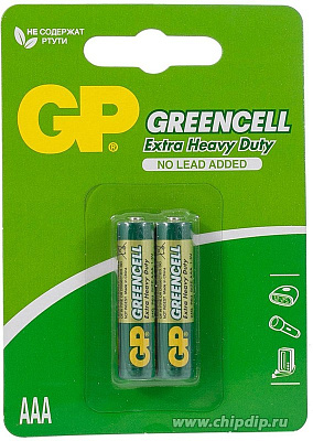 Батарейка GP greencell AAA 24G-OS2 (термо)