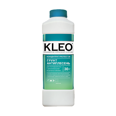 Грунтовка-антиплесень концентрированная KLEO PROTECT 30, 1 кг