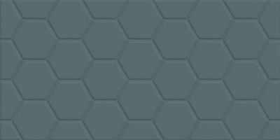 Плитка настенная Edelweiss Hexagon Blue 30х60х0,9 цвет: синий 10 шт. 1,8 м2 в упак.