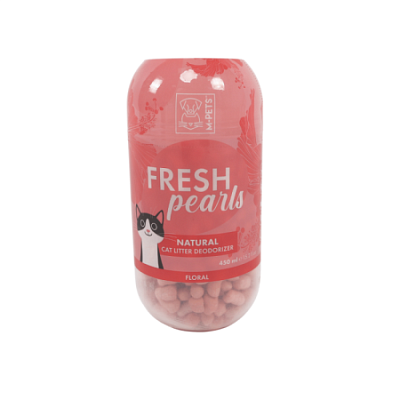 Гранулы дезодорирующие для кошачьего туалета FRESH Pearls цветочный 450 мл Mpets не марка