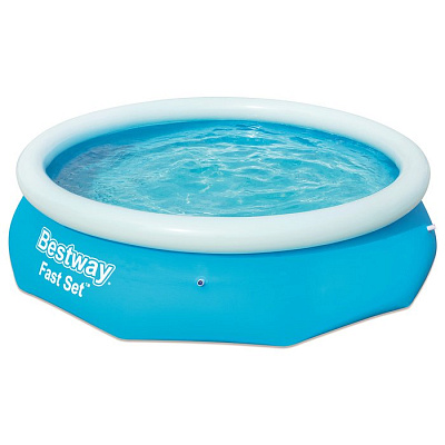 Бассейн Bestway с надувным бортом Fast Set 305х76см 3800л