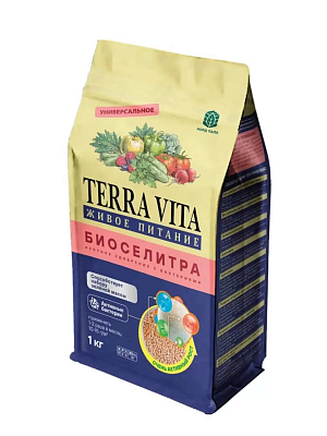 Биоселитра TERRA VITA удобрение минеральное комплексное пак 1 кг