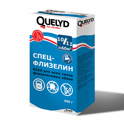 Клей обойный "QUELYD" СПЕЦ-ФЛИЗЕЛИН 250г 30619600