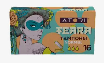 Тампоны гигиенические ATORI TEARA "NORMAL" 16шт